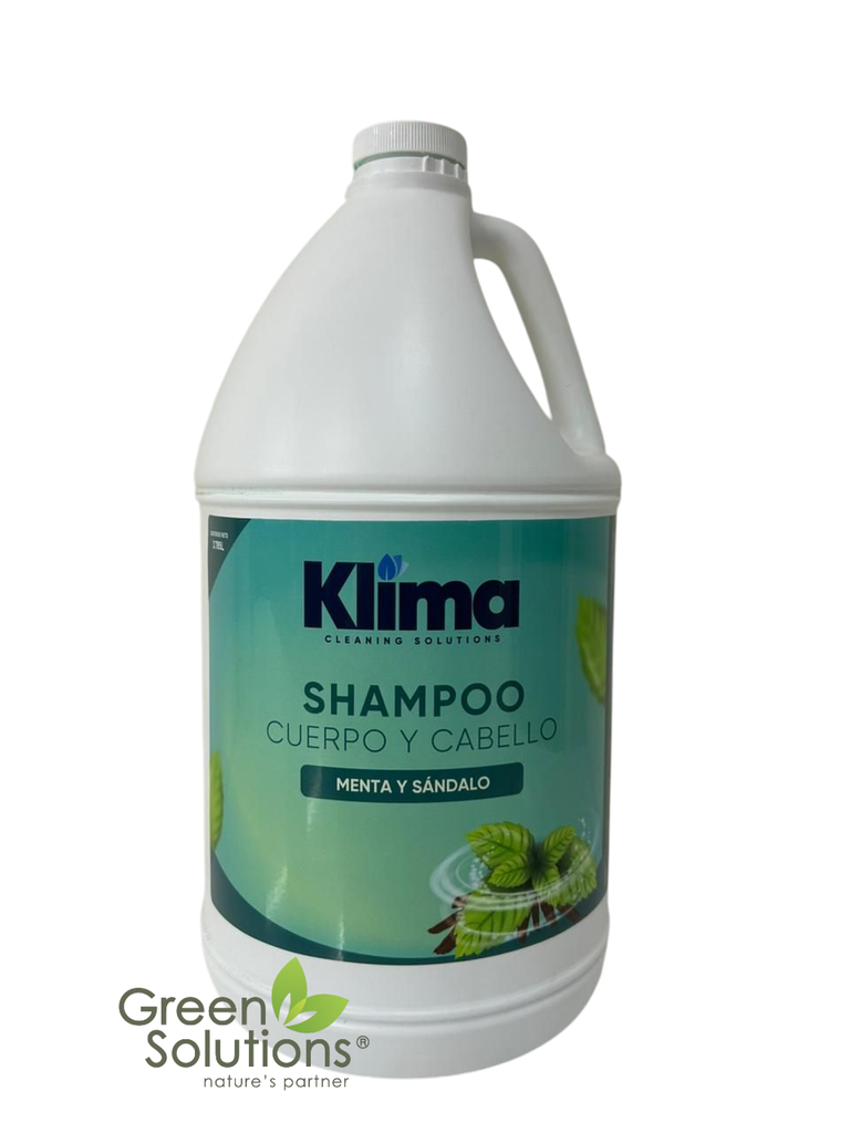 Klima Mint and Sandalwood Body and Hair Shampoo Gallon 