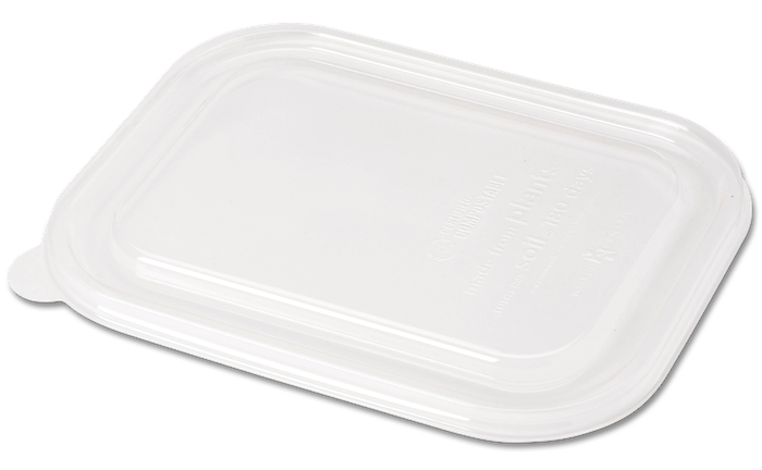 Transparent PLA Lid  fotr fiber containers