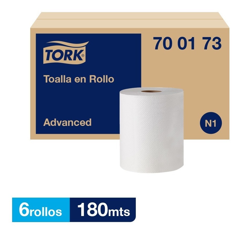 Toalla Rollo Tork Advanced 180 mts HD (37497)