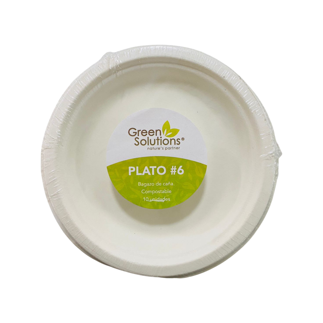 Plato 6 Bagazo de caña