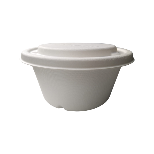 Full Sugarcane Bagasse 32oz with Lid