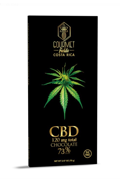 Chocolate 73% Oscuro con CBD 70g
