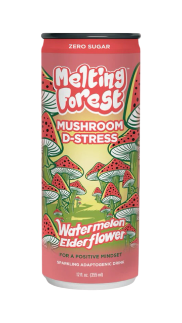 Mushroom D-Stress Beverage - Watermelon