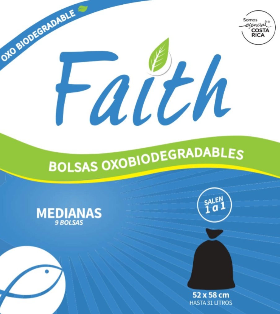 Bolsa Mediana Negra OXO paq 9uds