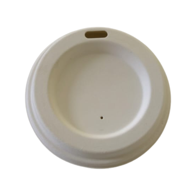 Bagasse Hot Beverage Cup Lid 80mm (8oz)