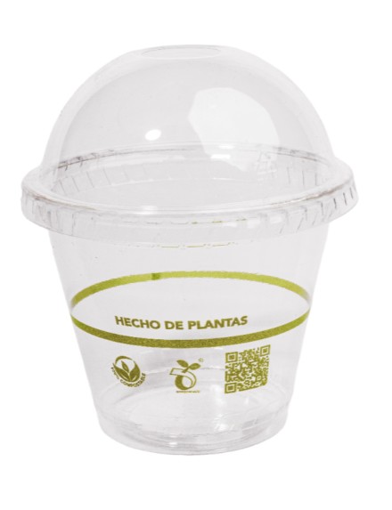 Vaso 9oz PLA Transparente 92mm