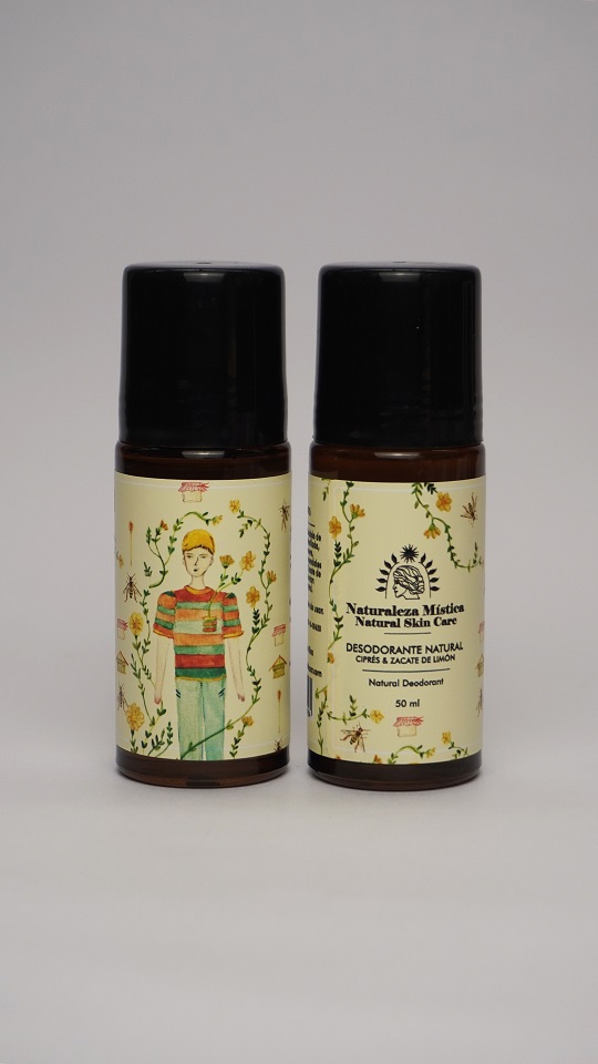 Desodorante Medicinal Ciprés Zacate de Limón (50ml)