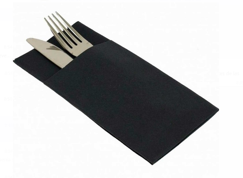 Servilleta  Canguro Punta Punta Negra 40x32  