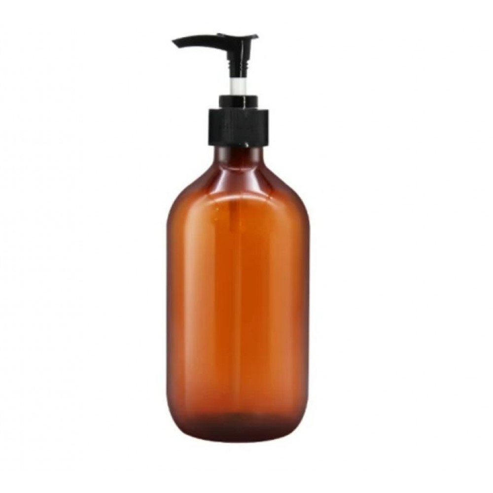 Amber Push Bottle 500ml CP