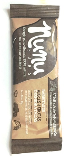 [NN000002]  Nunu Bars Fruit Cocoa Energy Bar