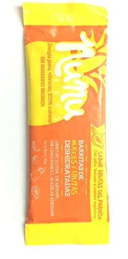 [NN000004]  Nunu Bars Fruits of Paradise Energy Bar