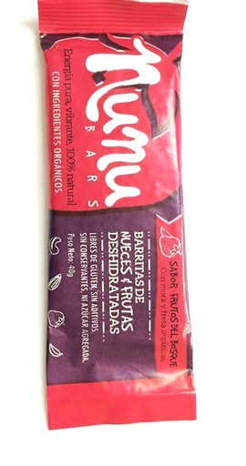 [NN000003]  Nunu Bars Forest Fruits Energy Bar