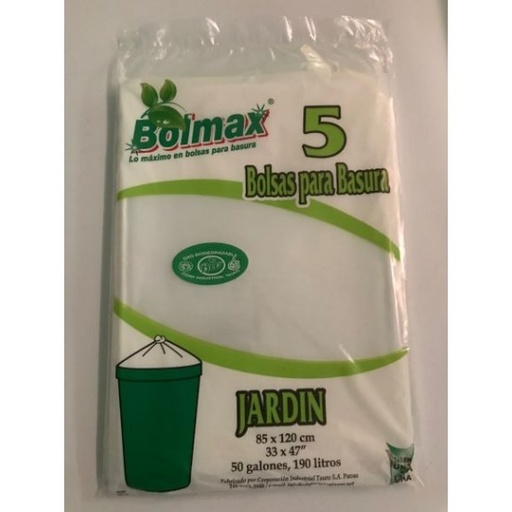 Bolsa Jardín Ekomax  Blanca paq 10 uds