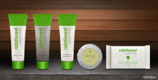 [BT001305] RAINFOREST ESSENTIAL Shampoo and Conditioner 30 ml