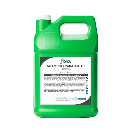 [FL060910] Champú para Autos con Cera Florex Galón CP