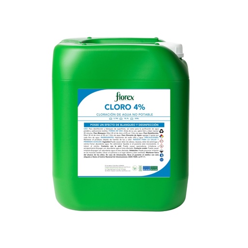 [FL071003] Florex 4% Chlorine Jug