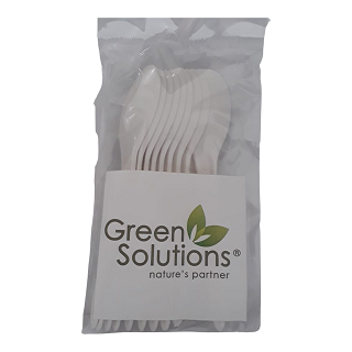 [GS060002] *Cucharas Reutilizables Bio Almidon de Maiz 