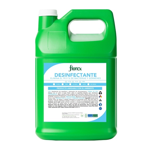 [FL140912] Desinfectante Florex Sin Aroma Sin Color Galón