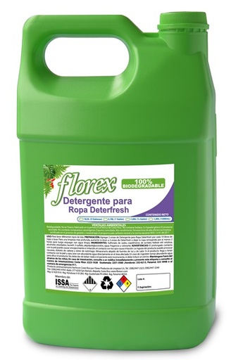 [FL200901] Antibacterial Detergente Lavaropa  Florex Galón