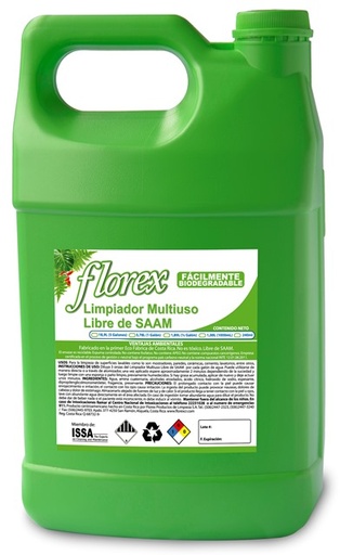 [FL210900] Limpiador  Multiusos Libre de SAAM Florex Galón