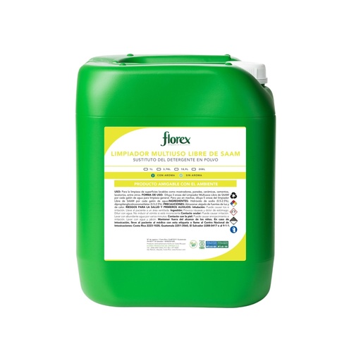 [FL211000] Limpiador  Multiusos Libre de SAAM Florex Pichinga