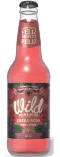 Wild Kombucha Strawberry and Rose