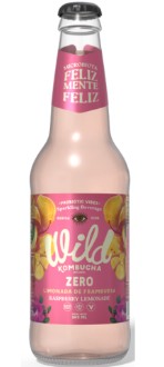 Wild Komucha Zero Limonada y Frambuesa