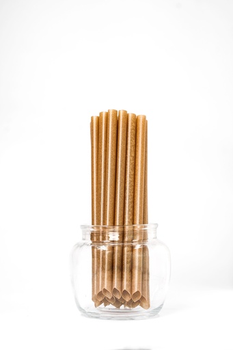 Super Jumbo Fiber Straw 21cm x 11.2mm, Wrapped