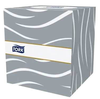 Tork Premium Easy-Use Cube Facial Tissues 100 ct - 80HD (39299)