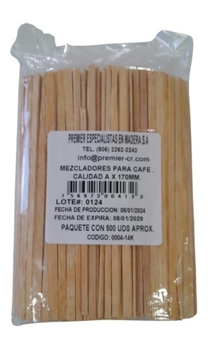 [BF000003] Removedor 17cm Madera