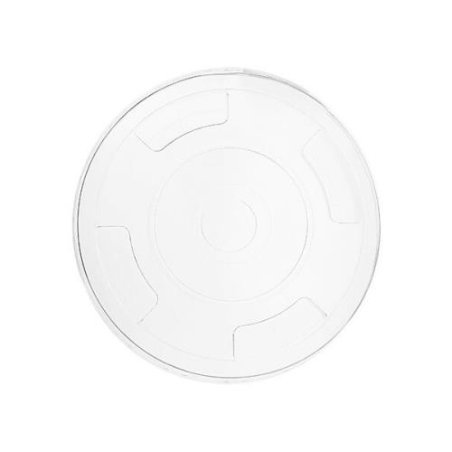 [C96F-CH] Tapa para vaso PLA de 9-24 oz  Vegware Con Hueco
