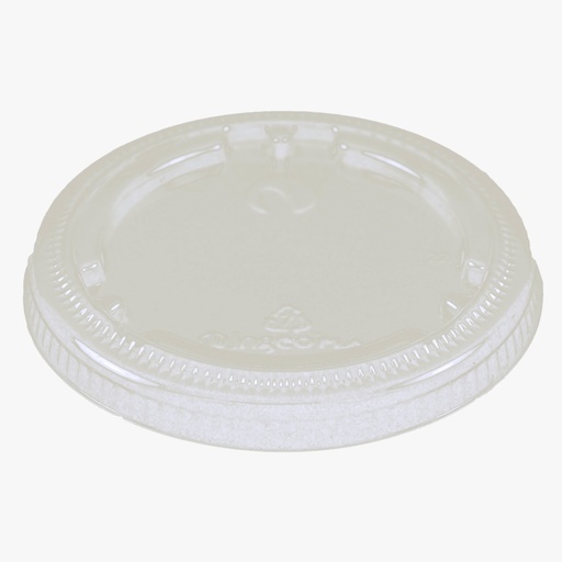 Tapa Transparente plana,sin hueco para pajilla (4 oz - 9 oz) 