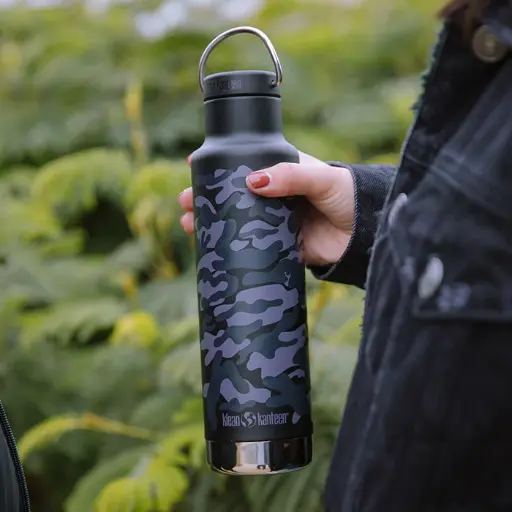 [KK1008933] Classic Insulada 12 oz Loop Cap Black Camo