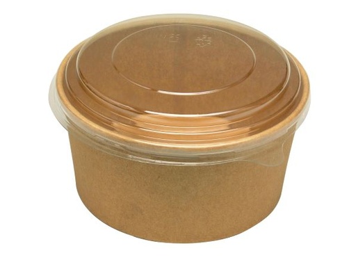 [WW060003] Tazon Kraft 1300ml Con Tapa Plastica 