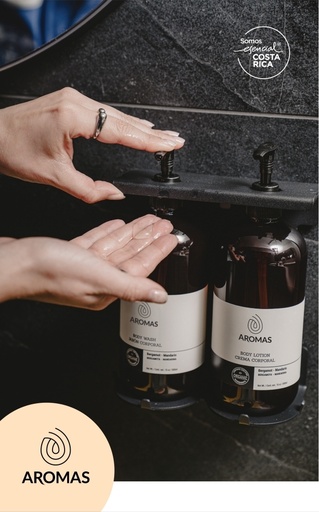 [AA220602] Pump Bottle Rack (2 Bottles)