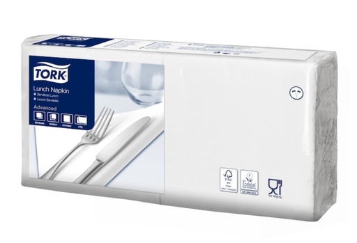 White Lunch Napkin 9 (pack 200)