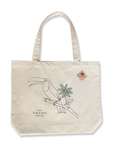 Toucan Canvas Tote 46x45cm