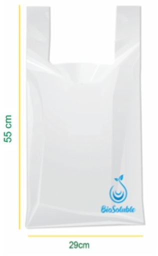 Bolsa Camiseta #60 29x55 cm, 100 uds