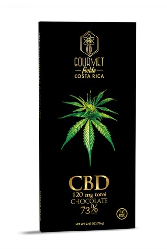 Chocolate 73% Oscuro con CBD 70g