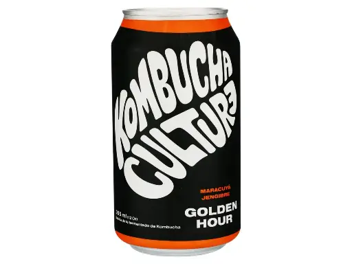 Golden Hour Kombucha (Passion Fruit and Ginger) 