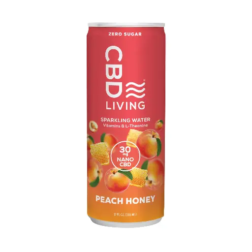 Peach Carbonated Drink - honey 