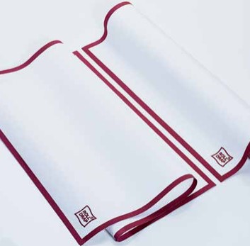 Roll Drap Red Border 40x64 (10 units)