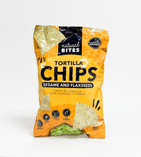 Sesame Flaxseed Tortilla Chips