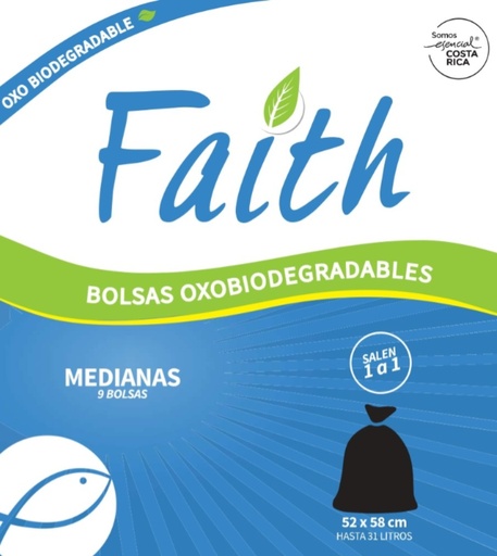 Bolsa Mediana Negra OXO paq 9uds