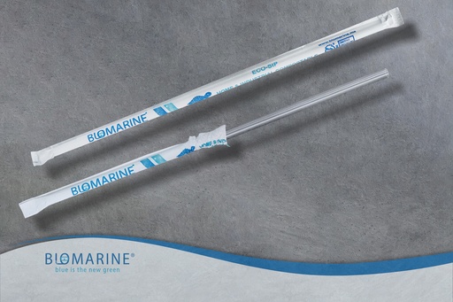 Transparent Acetate Straw 6 mm x 21cm