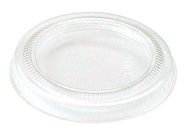 Flat PLA transparent Lid Without Gap 2-3 oz CP