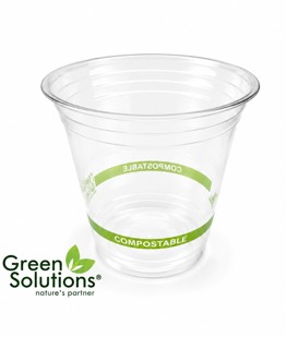 Vaso 9oz PLA Transparente 95mm GS