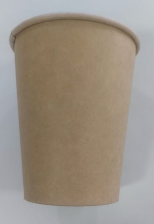 Vasos de Cartón de 8oz Kraft de una pared