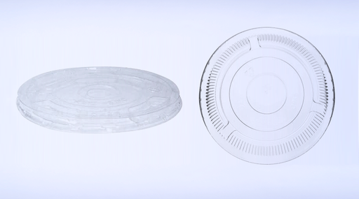 Flat Lid for PLA Cup from 12 to 16oz with 90mm hole 
