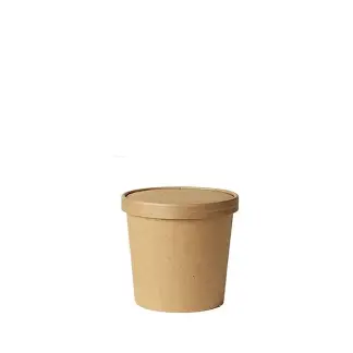 Envase 12 oz Kraft economico (92mm) CP